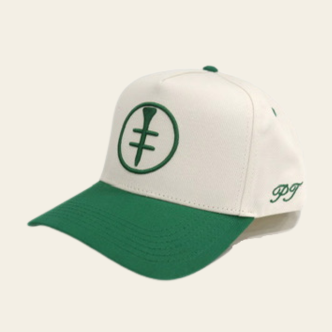 PlayThru Classic Snapback angled view with side embroidery